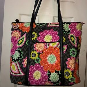 Large Trimmed Vera Bradley Tote